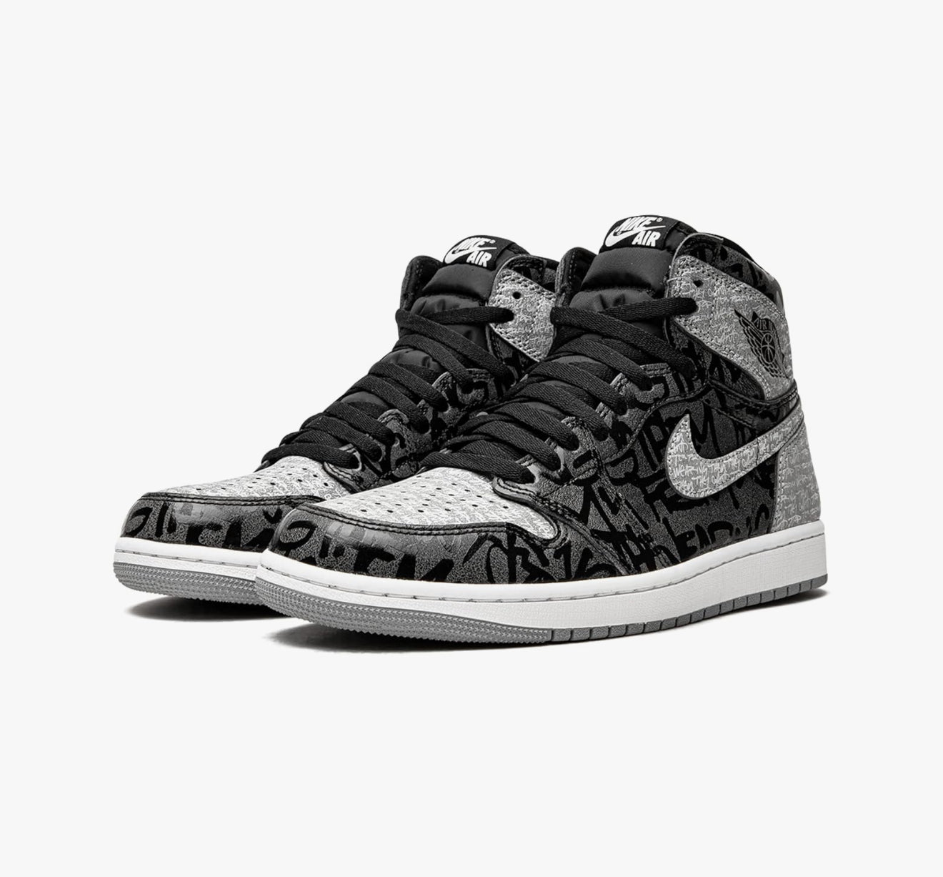 Air Jordan 1 Mid ‘Black White Particle Grey’ – Men’s Sneakers
