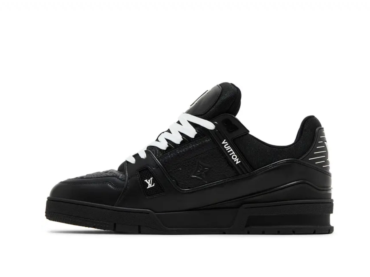 Louis Vuitton Trainer 'Embossed Monogram - Black'