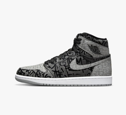 Air Jordan 1 Mid ‘Black White Particle Grey’ – Men’s Sneakers