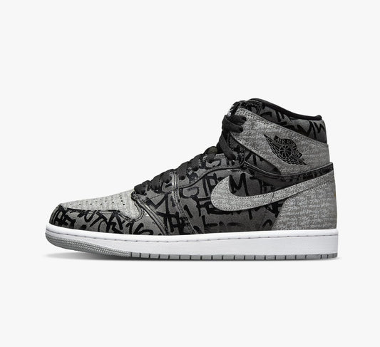 Air Jordan 1 Mid ‘Black White Particle Grey’ – Men’s Sneakers